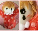 キャラ弁・セカオワ ピエロちらし寿司作り方4写真