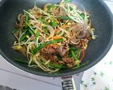 牛肉と野菜のプルコギ風炒め作り方8写真