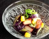 大人の＊茄子でクリームチーズ味噌和え作り方3写真