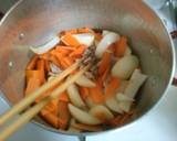 炒めて簡単♪豚肉と玉ねぎ 人参のお味噌汁作り方3写真