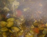 トマトと茄子の豆腐ピリ辛煮作り方2写真