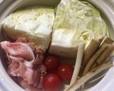 ダイエット★豚肉とキャベツのみぞれ鍋作り方1写真