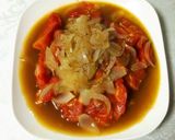 簡単!完熟トマトと新玉ねぎのさっぱり炒め作り方4写真