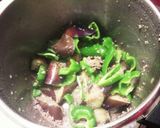 ＊ナスとピーマンの甘辛味噌炒め＊作り方3写真