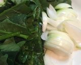 食べるスープ ！ほうれん草のかきたま汁作り方1写真