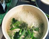 食べるスープ ！ほうれん草のかきたま汁作り方3写真