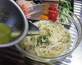 サーモンマリネの冷やしぶっかけ塩らーめん作り方6写真