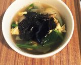食べるスープ ！ほうれん草のかきたま汁作り方7写真