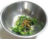 さんまさんの大好きなみぶ菜のご飯作り方3写真