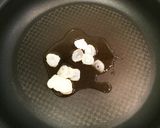水菜とほたての炒め物作り方3写真