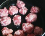 時短!薄切り肉で角煮風!作り方5写真