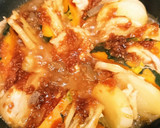 鶏肉と野菜の蒸し焼き ステーキソース作り方3写真