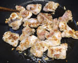 サクサク揚げナスと鶏もも肉の黒酢あんかけ作り方6写真