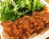 食べるたまねぎソース!豚ロースステーキ!作り方7写真
