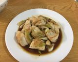 白 ね ぎ と 鶏肉 (中華風)作り方3写真