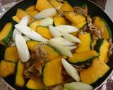 豚肉とかぼちゃのピリ辛みそ炒め作り方3写真