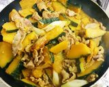 豚肉とかぼちゃのピリ辛みそ炒め作り方4写真