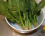 ☆材料5つ！ほうれん草の巣ごもりそうめん作り方2写真