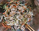 ひじきと豚しゃぶの冷製パスタ！作り方4写真