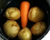たまねぎたっぷり☆手作りマヨでポテサラ作り方1写真