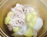 キムチと麺つゆで〜簡単ジャガイモ煮作り方4写真