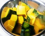 かぼちゃの煮物~かにかまあんかけ作り方1写真