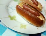 ソーセージと玉子の☆うきうきホットドッグ作り方6写真