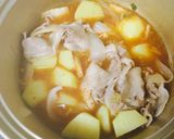 キムチと麺つゆで〜簡単ジャガイモ煮作り方6写真