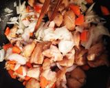 簡単！節約＊柔らか鶏胸肉でもやし中華飯作り方11写真