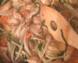 簡単！節約＊柔らか鶏胸肉でもやし中華飯作り方15写真