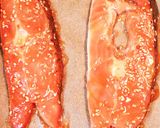 揚げ豆腐チリソースがけ☆海苔弁風お弁当作り方2写真