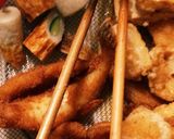揚げ豆腐チリソースがけ☆海苔弁風お弁当作り方6写真