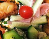 揚げ豆腐チリソースがけ☆海苔弁風お弁当作り方11写真