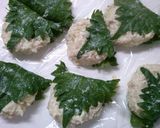 簡単ヘルシー♪豆腐の しそ巻き つくね！作り方4写真
