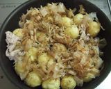 豚肉とじゃが芋のおかかチーズ炒め☆作り方5写真