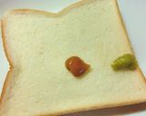 ミニトマ×クリチの梅わさびトースト作り方2写真