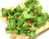 セロリの葉の梅わさび和トースト作り方3写真