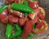 トマトと、スナックえんどう豆サラダ作り方6写真