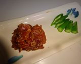 マグロ中落ちの胡麻和え作り方5写真