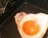 目玉焼きトースト作り方1写真