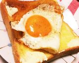 目玉焼きトースト作り方2写真