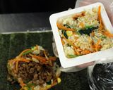 お手軽♪ふかや野菜のビビンバおにぎらず作り方10写真