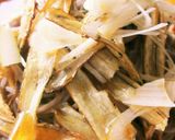 牛蒡の揚げ金平☆そして冷製牛蒡タヌキ蕎麦作り方2写真