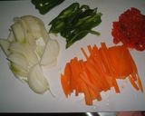 野菜タップリ鶏肉の梅肉マヨネーズ作り方1写真