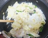 ぴり辛味噌キムチ焼きそば作り方2写真