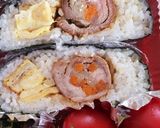 新生姜甘酢漬け味の豚肉巻き♡人参えのき作り方6写真