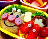 ウインク☆アンパンマンのキャラ弁作り方6写真
