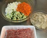 ひき肉とたっぷり野菜のオーブン焼き☆作り方1写真