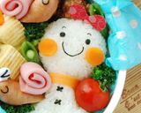 キャラ弁☆梅雨弁てるてる坊主とかたつむり作り方9写真