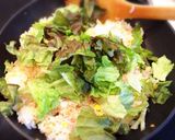 ランチ→ツナ油でガーリックなレタス炒飯♪作り方4写真